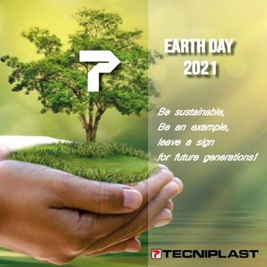 Earth Day 2021 : soyez durable, soyez un exemple, soyez Tecniplast